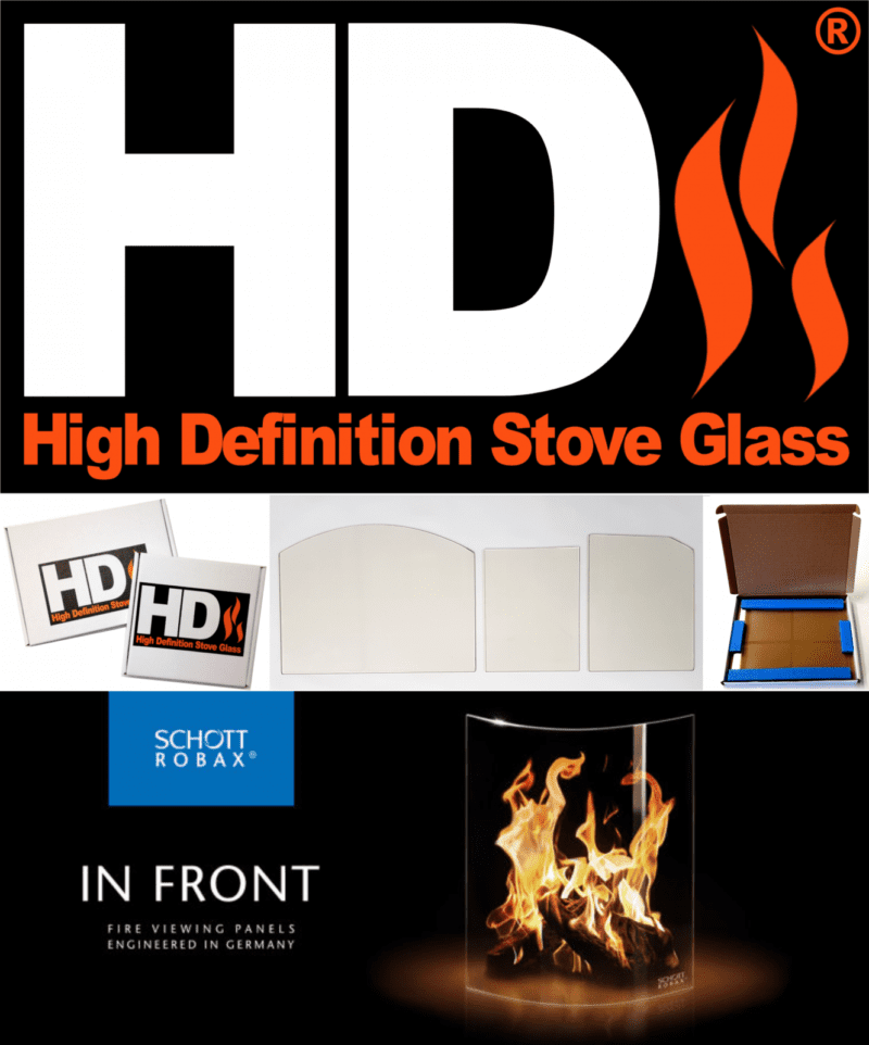 High definition stove glass Schott Robax